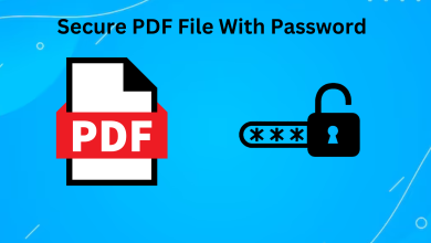 Secure PDF File With Password