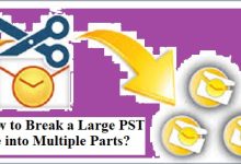 Break a Large PST File into Multiple Parts