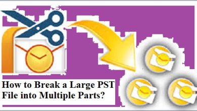 Break a Large PST File into Multiple Parts