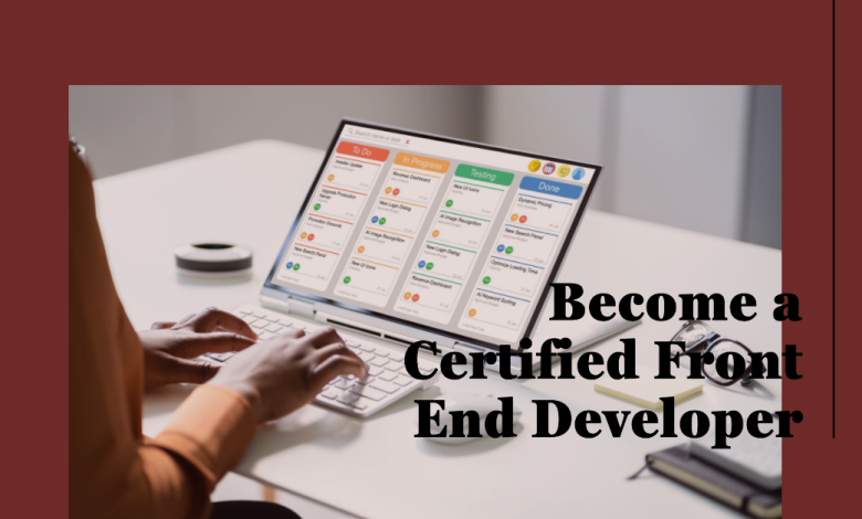 front end developer certification